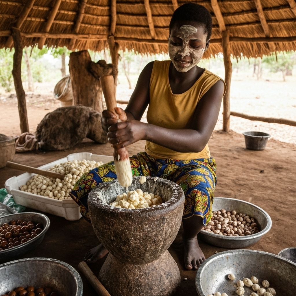 Shea butter production