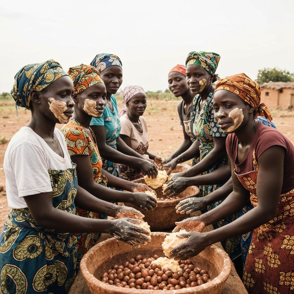 Shea butter production